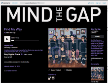 Tablet Screenshot of mindthegapsound.bandcamp.com