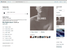 Tablet Screenshot of itsadamsmith.bandcamp.com