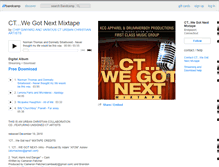 Tablet Screenshot of ctwegotnextmixtape.bandcamp.com