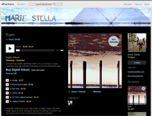 Tablet Screenshot of mariestella.bandcamp.com
