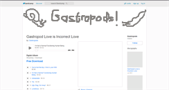 Desktop Screenshot of gastropods.bandcamp.com