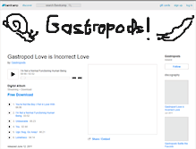 Tablet Screenshot of gastropods.bandcamp.com