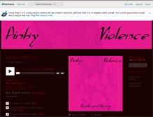 Tablet Screenshot of pinkyviolence.bandcamp.com