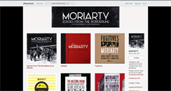 Desktop Screenshot of moriarty.bandcamp.com