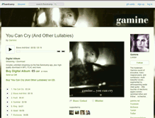 Tablet Screenshot of gamine.bandcamp.com