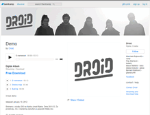 Tablet Screenshot of droid-rijeka.bandcamp.com