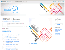 Tablet Screenshot of echocloud.bandcamp.com