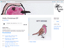 Tablet Screenshot of heftyhorse.bandcamp.com