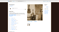 Desktop Screenshot of francisf.bandcamp.com