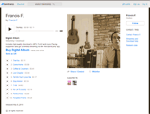 Tablet Screenshot of francisf.bandcamp.com