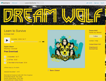 Tablet Screenshot of dreamwolfrocks.bandcamp.com