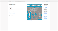 Desktop Screenshot of freshmenfirstclass.bandcamp.com