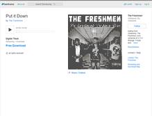 Tablet Screenshot of freshmenfirstclass.bandcamp.com