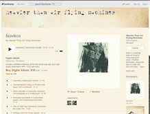 Tablet Screenshot of heavierthanairflyingmachines.bandcamp.com