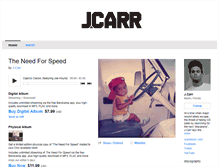 Tablet Screenshot of jcarrmusic.bandcamp.com