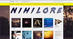 Desktop Screenshot of nihilore.bandcamp.com