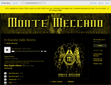 Tablet Screenshot of montemeccano.bandcamp.com