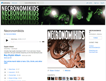 Tablet Screenshot of necronomikids.bandcamp.com