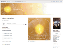 Tablet Screenshot of blackbinder.bandcamp.com