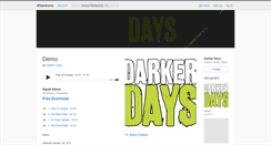Desktop Screenshot of darkerdaystx.bandcamp.com