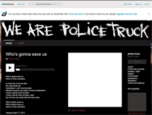 Tablet Screenshot of policetruck.bandcamp.com