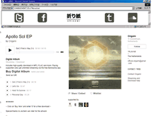 Tablet Screenshot of ori-gami.bandcamp.com