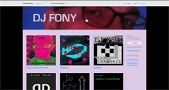 Desktop Screenshot of djfony.bandcamp.com