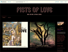 Tablet Screenshot of fistsoflove.bandcamp.com