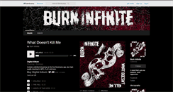Desktop Screenshot of burninfinite.bandcamp.com