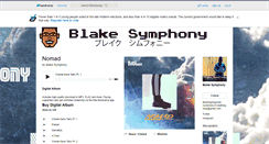 Desktop Screenshot of blakesymphony.bandcamp.com