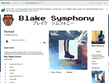 Tablet Screenshot of blakesymphony.bandcamp.com