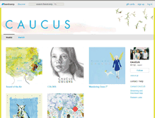 Tablet Screenshot of caucus.bandcamp.com
