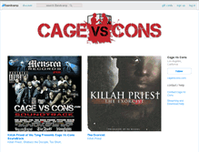 Tablet Screenshot of cagevscons.bandcamp.com