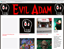 Tablet Screenshot of eviladam.bandcamp.com