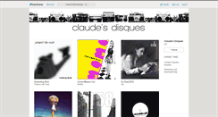 Desktop Screenshot of claudesdisques.bandcamp.com