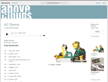Tablet Screenshot of abovetheclouds.bandcamp.com