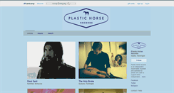 Desktop Screenshot of plastichorserecords.bandcamp.com