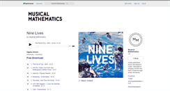Desktop Screenshot of musicalmathematics.bandcamp.com