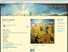 Tablet Screenshot of maninspace.bandcamp.com