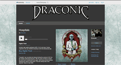 Desktop Screenshot of draconic.bandcamp.com