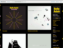 Tablet Screenshot of belleadair.bandcamp.com