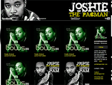 Tablet Screenshot of joshiethepacman.bandcamp.com