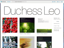 Tablet Screenshot of duchessleo.bandcamp.com