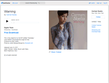 Tablet Screenshot of carmennoelia.bandcamp.com