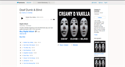 Desktop Screenshot of creamydvanilla.bandcamp.com