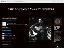 Tablet Screenshot of lonesomevalleysingers.bandcamp.com