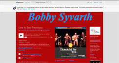 Desktop Screenshot of bobbysyvarth.bandcamp.com