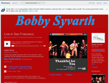 Tablet Screenshot of bobbysyvarth.bandcamp.com