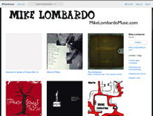 Tablet Screenshot of mikelombardo.bandcamp.com