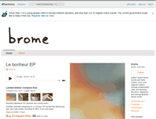 Tablet Screenshot of brome.bandcamp.com